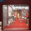 Shopfront Automatic Clear Polycarbonat Roll -Up -Türen